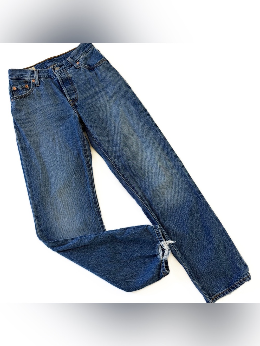 Levi’s Premium Jeans Womens 23 501 90s Fit Straight Leg Button Fly